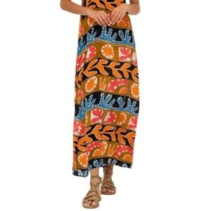 Colorful Patterned Maxi Skirt